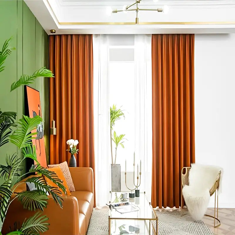 Rideau Thermique Orange