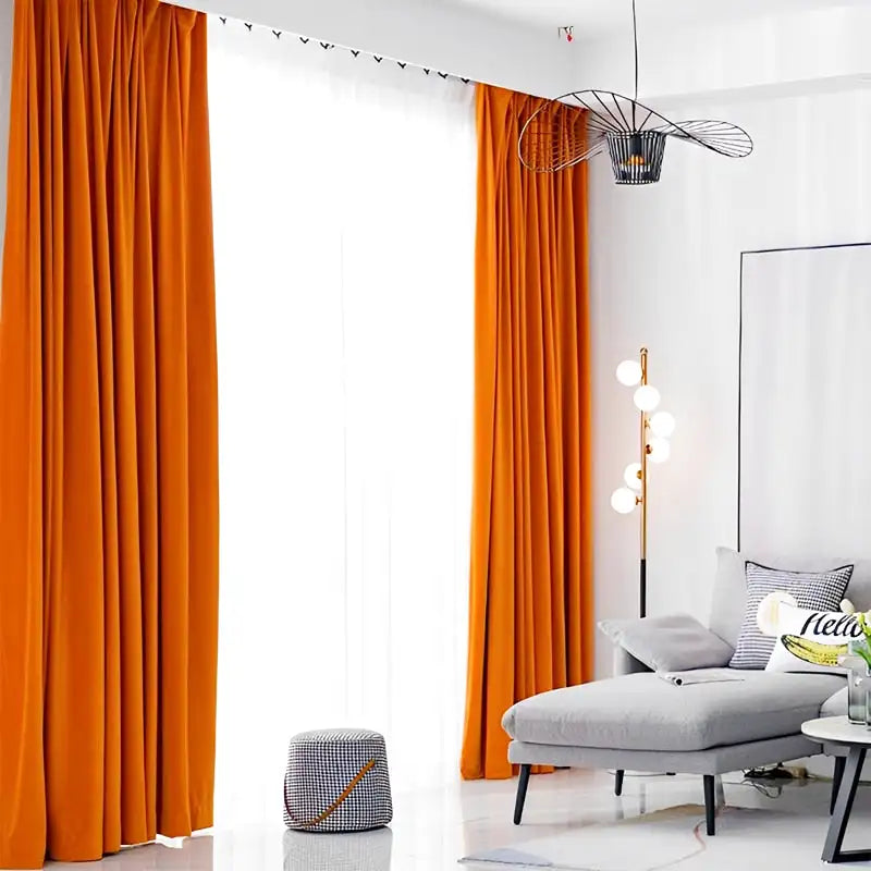 Rideau Thermique Orange