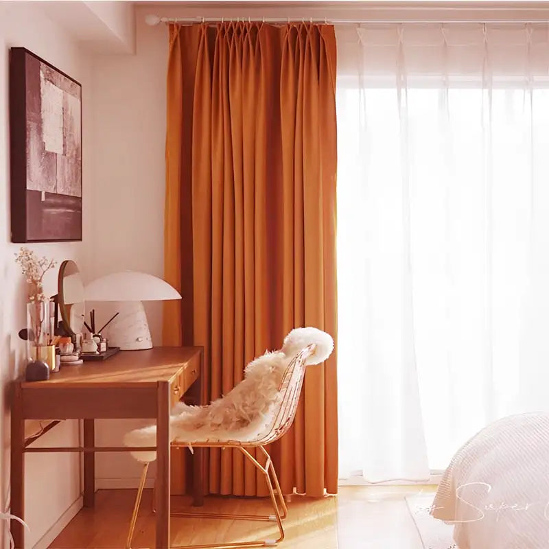 Rideau Thermique Orange